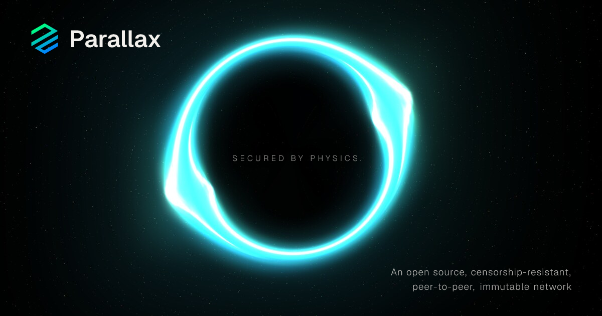 Parallax — secured by physics